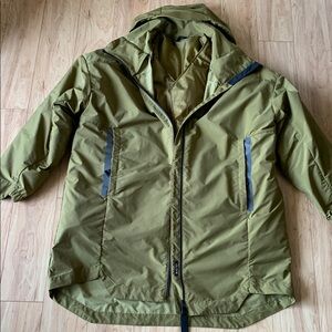 Adidas Myshelter waterproof windbreaker parka/jacket with Stand-Up Collar